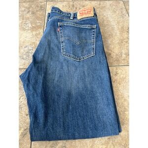 Levis 514 Mens Jeans Size 40x32 Straight Cotton Blue Denim Fit 39X31.5